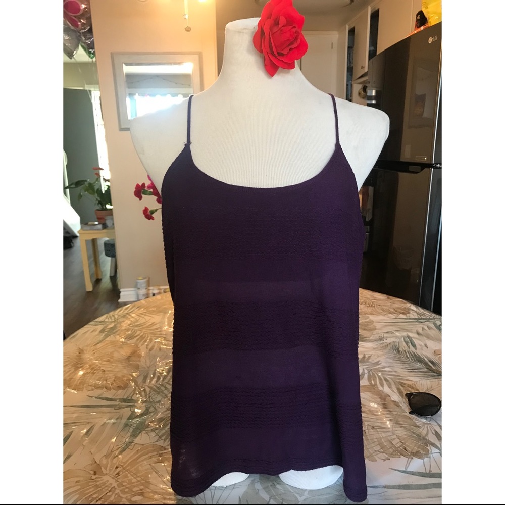 Dark-Purple Tank Top